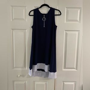 Color blocked dress